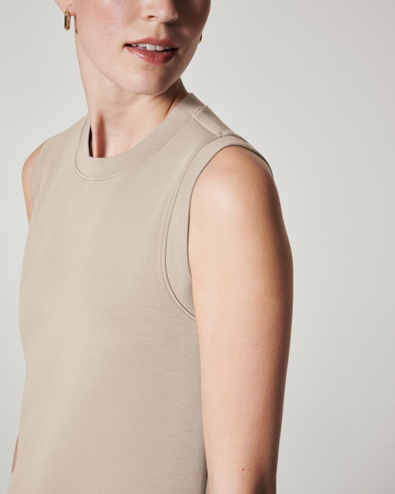 Spanx AirEssentials Tunic Tank Top Beige | 13460-QXRD