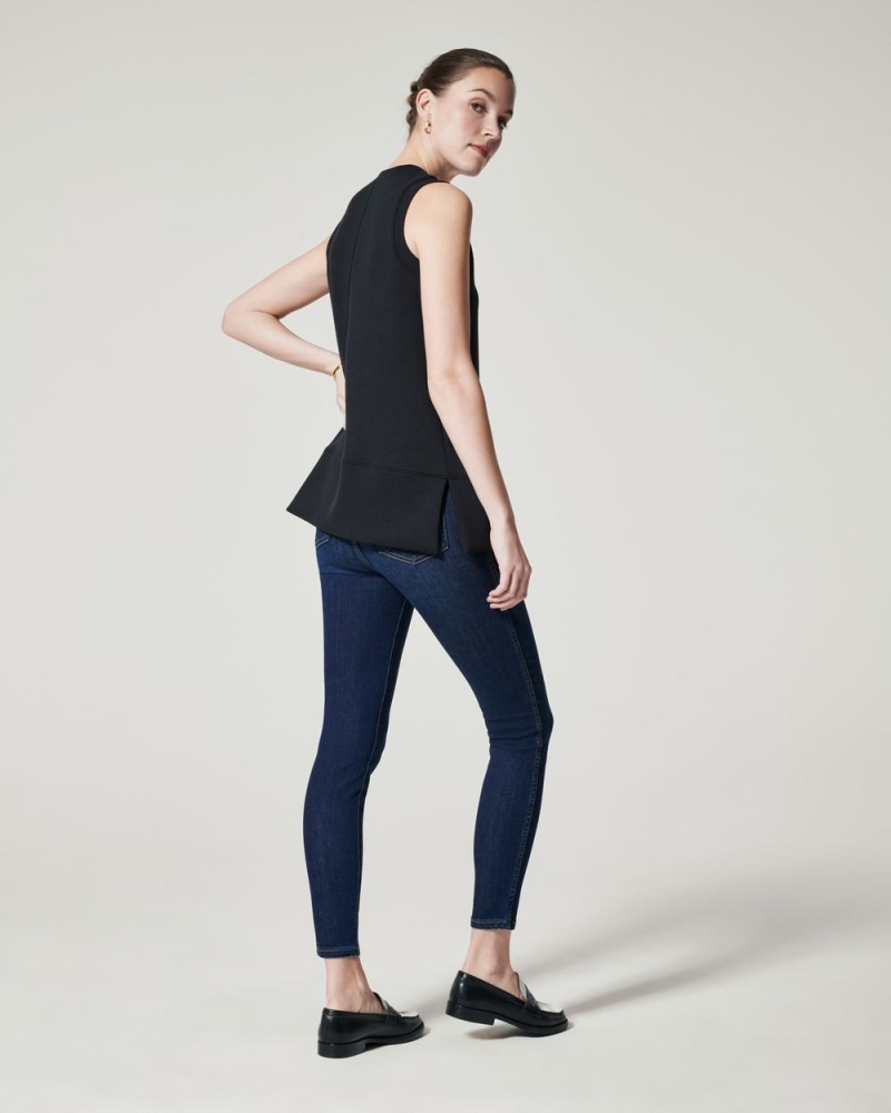 Spanx AirEssentials Tunic Tank Top Black | 32617-MUJY