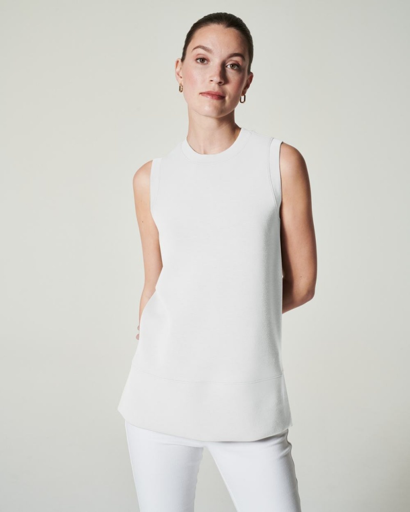 Spanx AirEssentials Tunic Tank Top White | 30491-HIOW