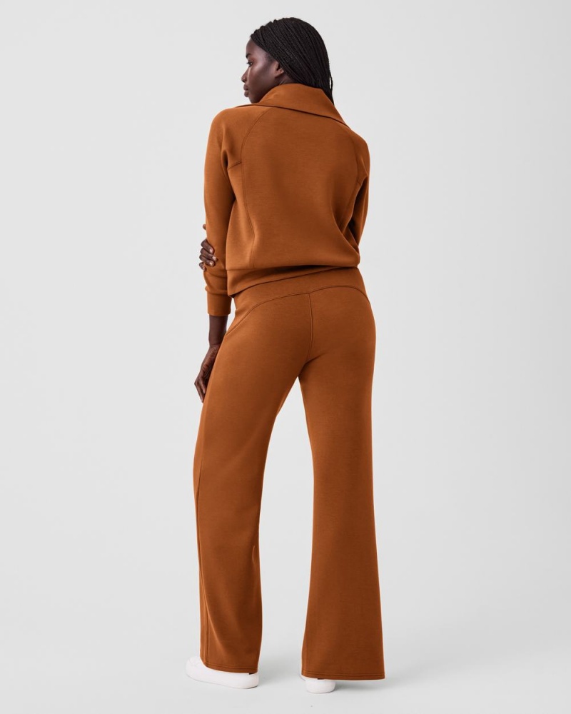 Spanx AirEssentials Wide Leg Pants Brown | 47915-BALS