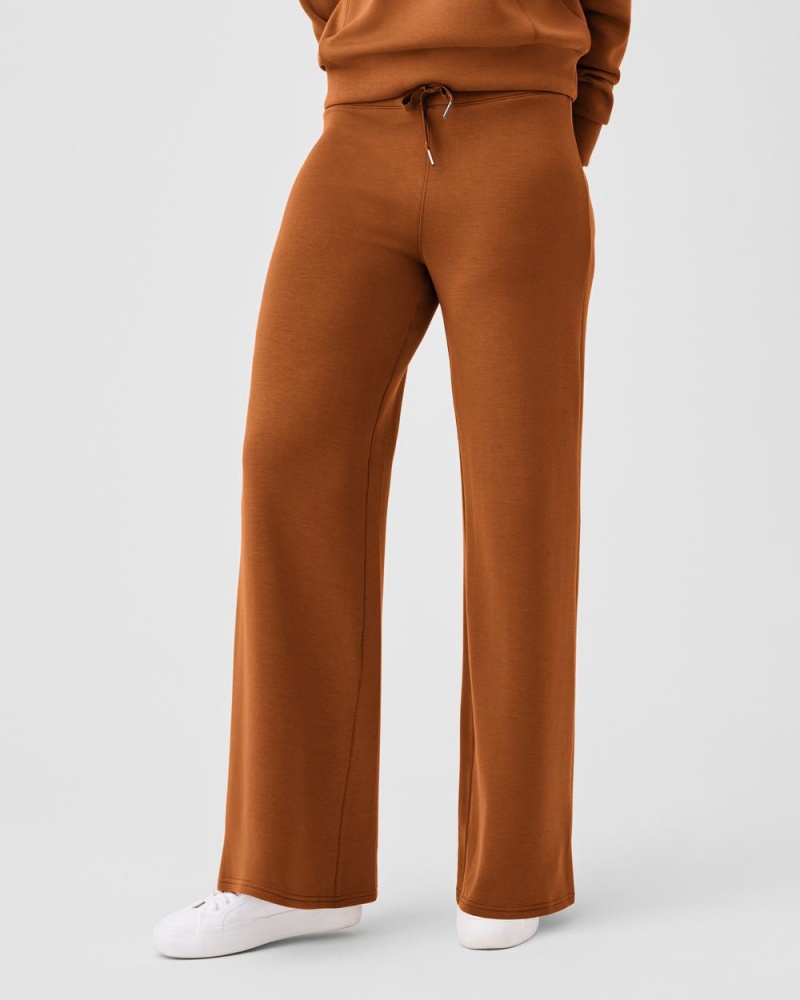 Spanx AirEssentials Wide Leg Pants Brown | 47915-BALS