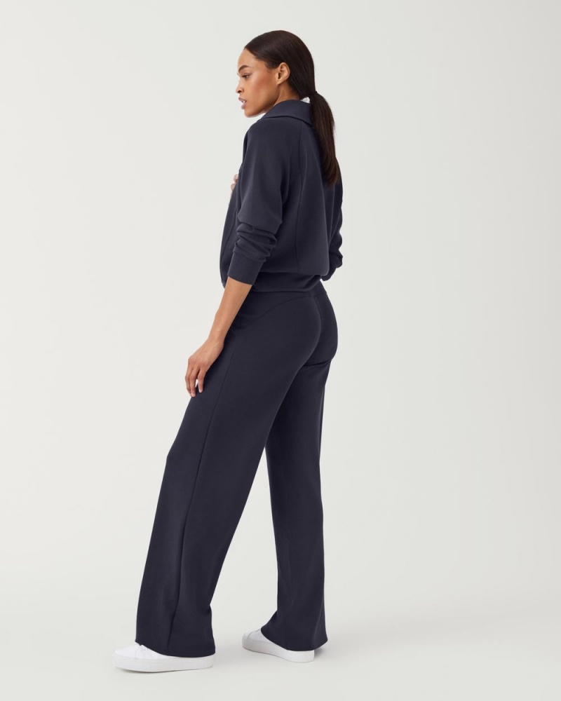 Spanx AirEssentials Wide Leg Pants Navy | 15437-YPFI