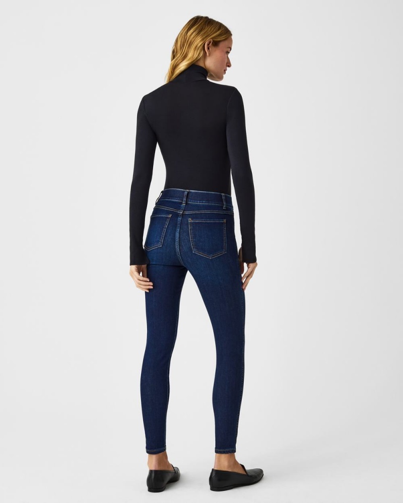 Spanx Ankle Skinny Jeans Midnight Shade | 74206-ISWM