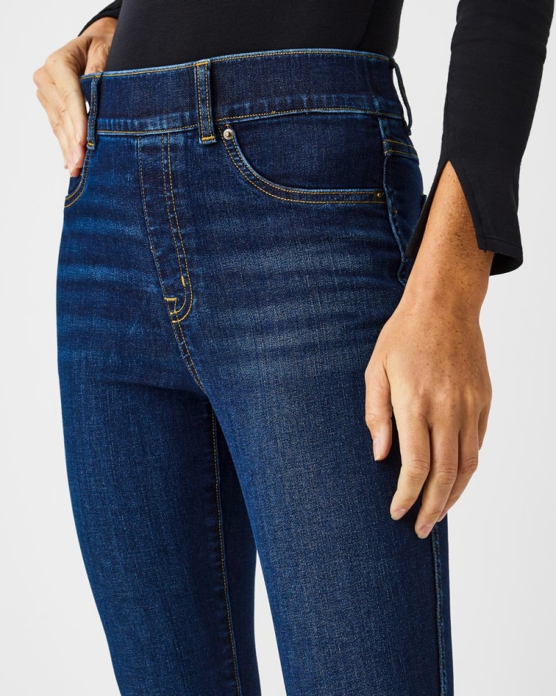 Spanx Ankle Skinny Jeans Midnight Shade | 74206-ISWM