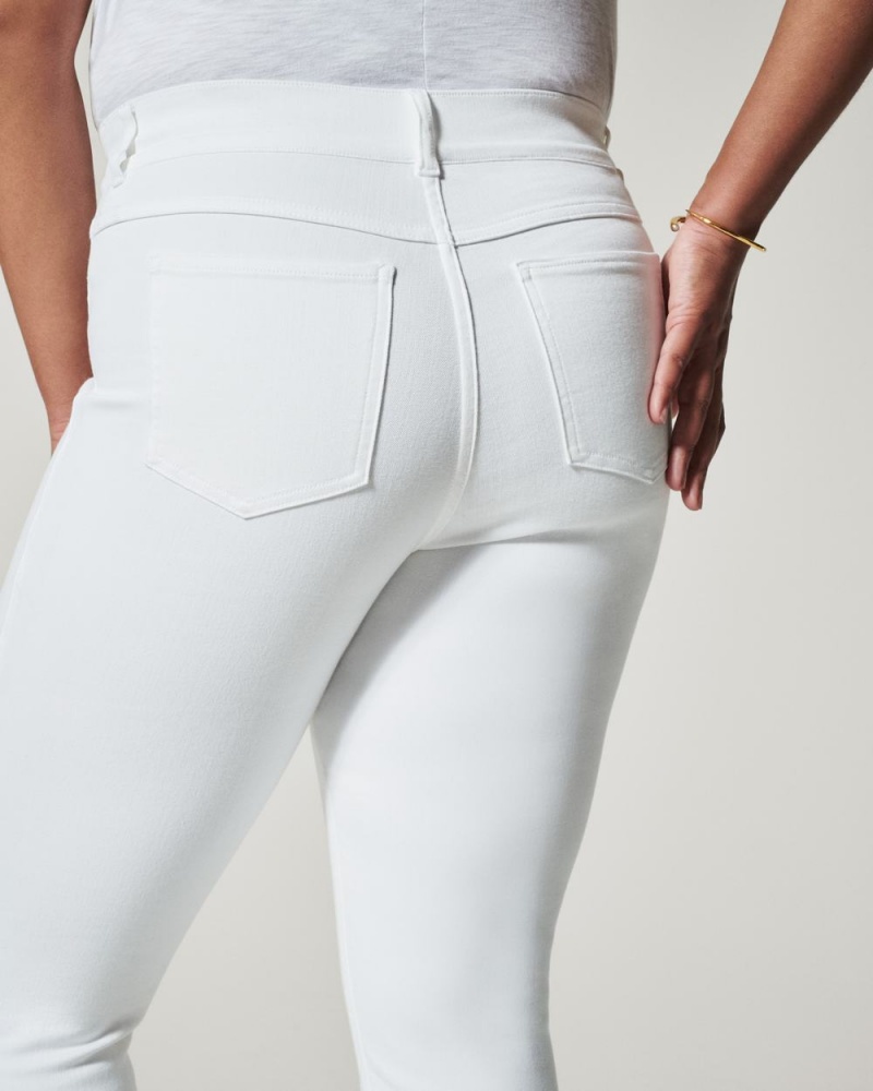 Spanx Ankle Skinny Jeans White | 02746-RZSF