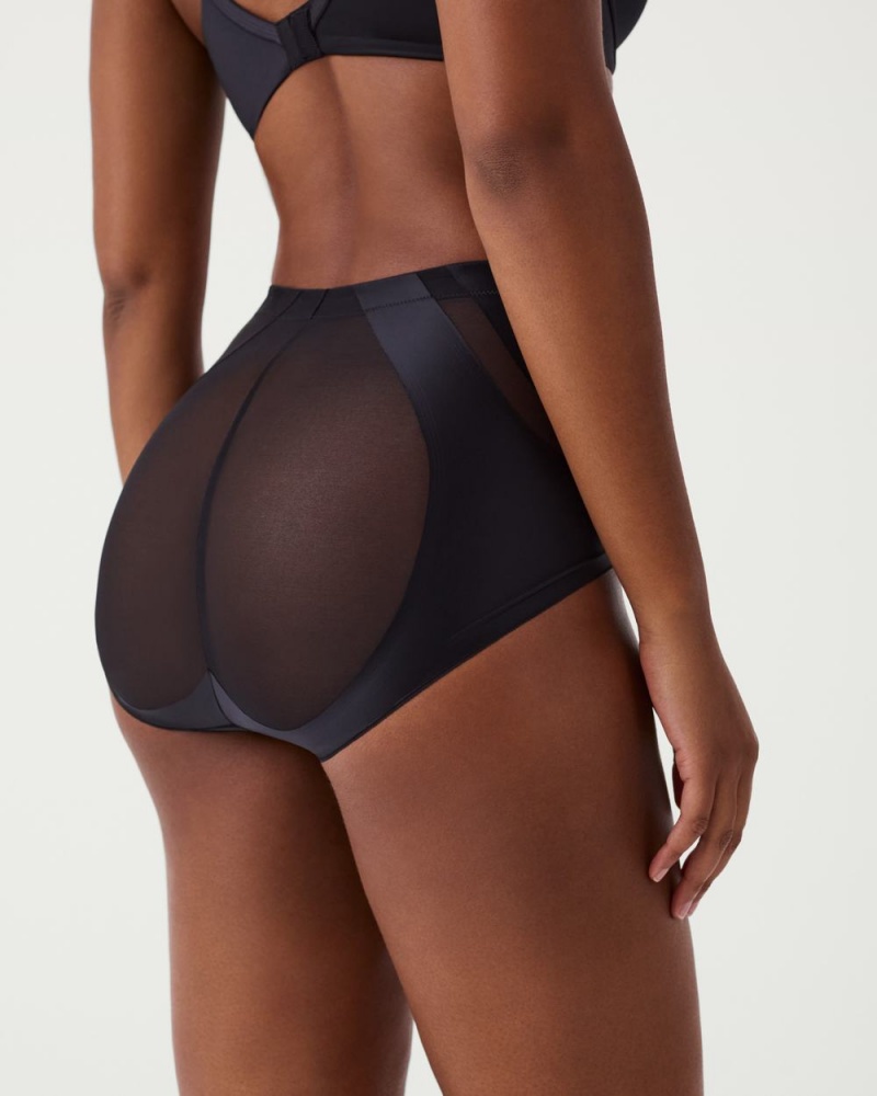 Spanx Booty-Lifting Panties Black | 75203-TSQM