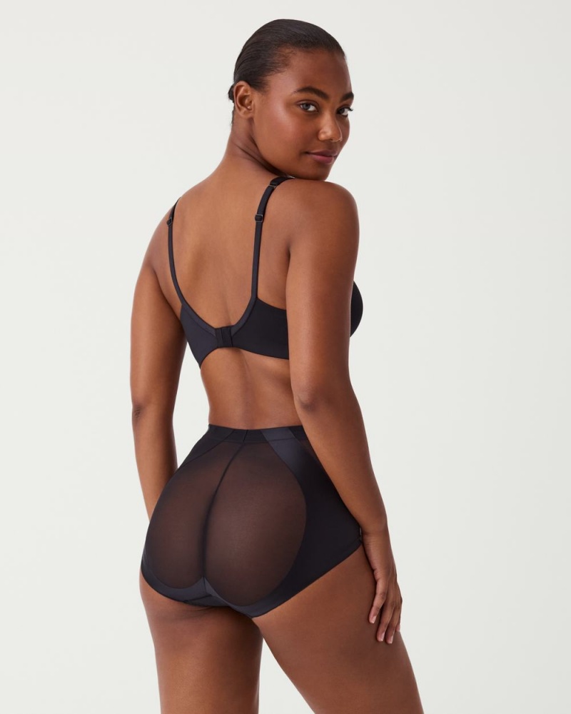 Spanx Booty-Lifting Panties Black | 75203-TSQM