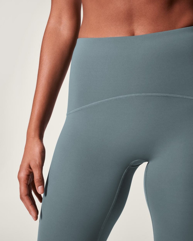 Spanx Booty Boost® Active 7/8 Leggings Blue Grey | 50178-PUEH