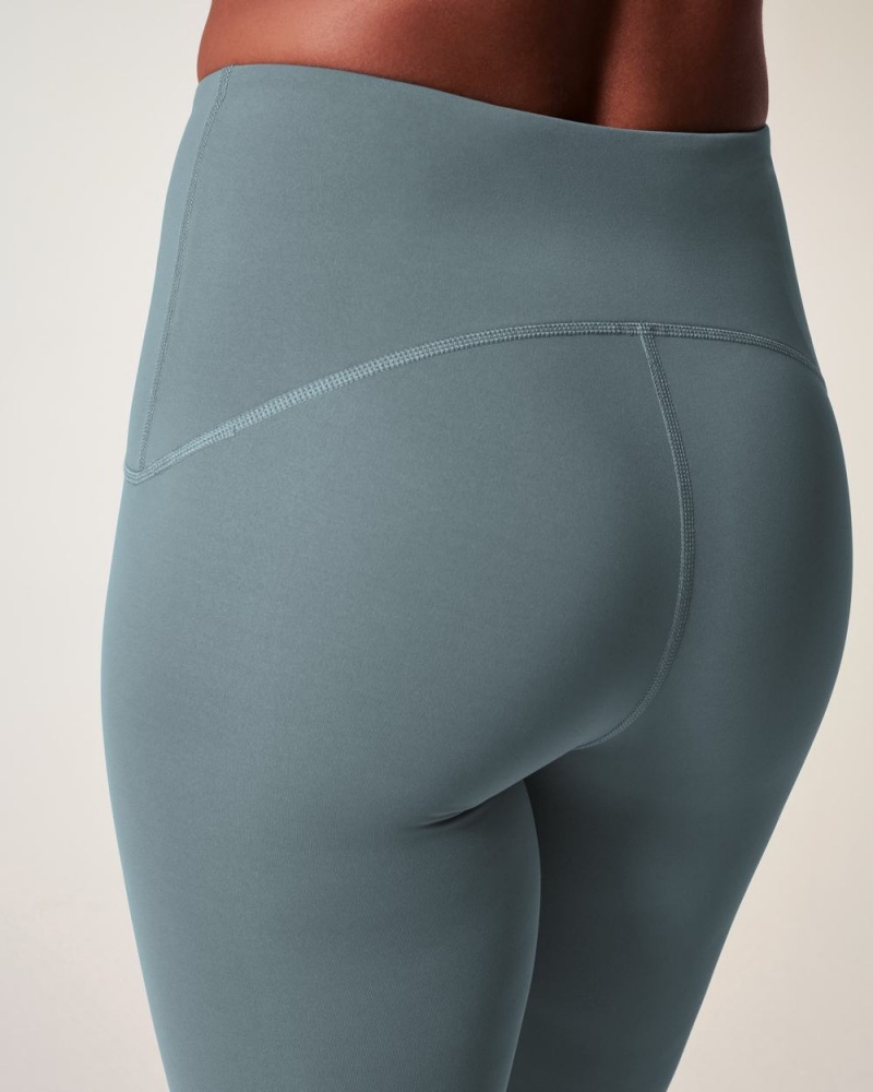 Spanx Booty Boost® Active 7/8 Leggings Blue Grey | 50178-PUEH