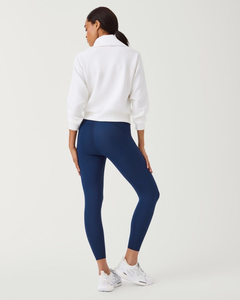 Spanx Booty Boost® Active 7/8 Leggings Navy | 58392-DTKV