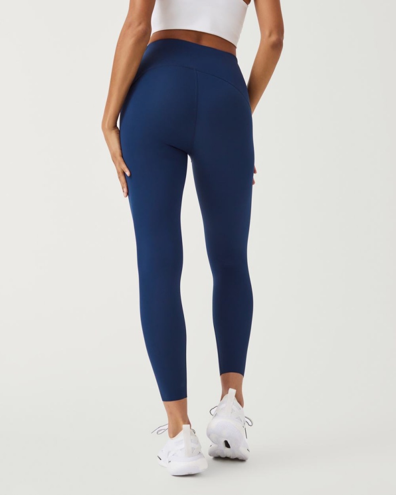 Spanx Booty Boost® Active 7/8 Leggings Navy | 58392-DTKV