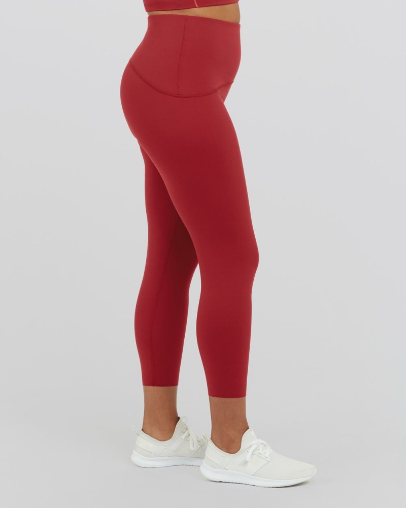 Spanx Booty Boost® Active 7/8 Leggings Red | 53179-JXQO