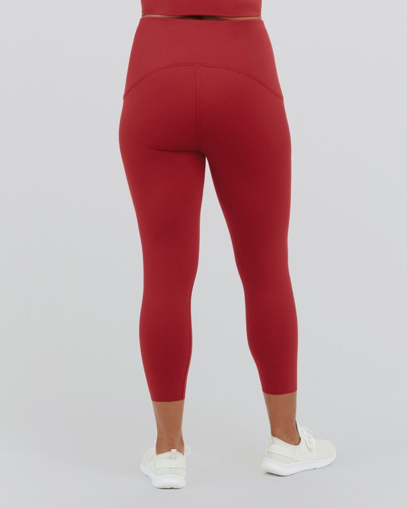 Spanx Booty Boost® Active 7/8 Leggings Red | 53179-JXQO