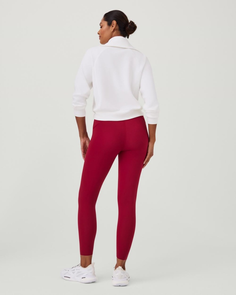 Spanx Booty Boost® Active 7/8 Leggings Red | 61793-QDRT