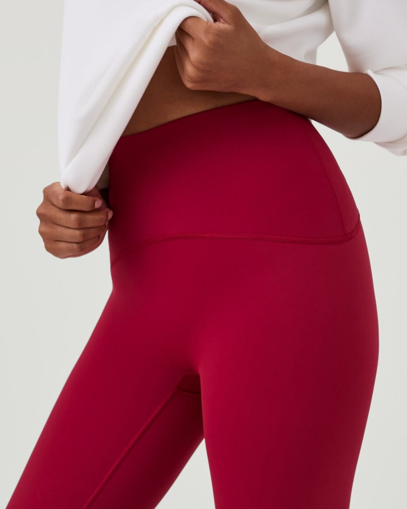 Spanx Booty Boost® Active 7/8 Leggings Red | 61793-QDRT