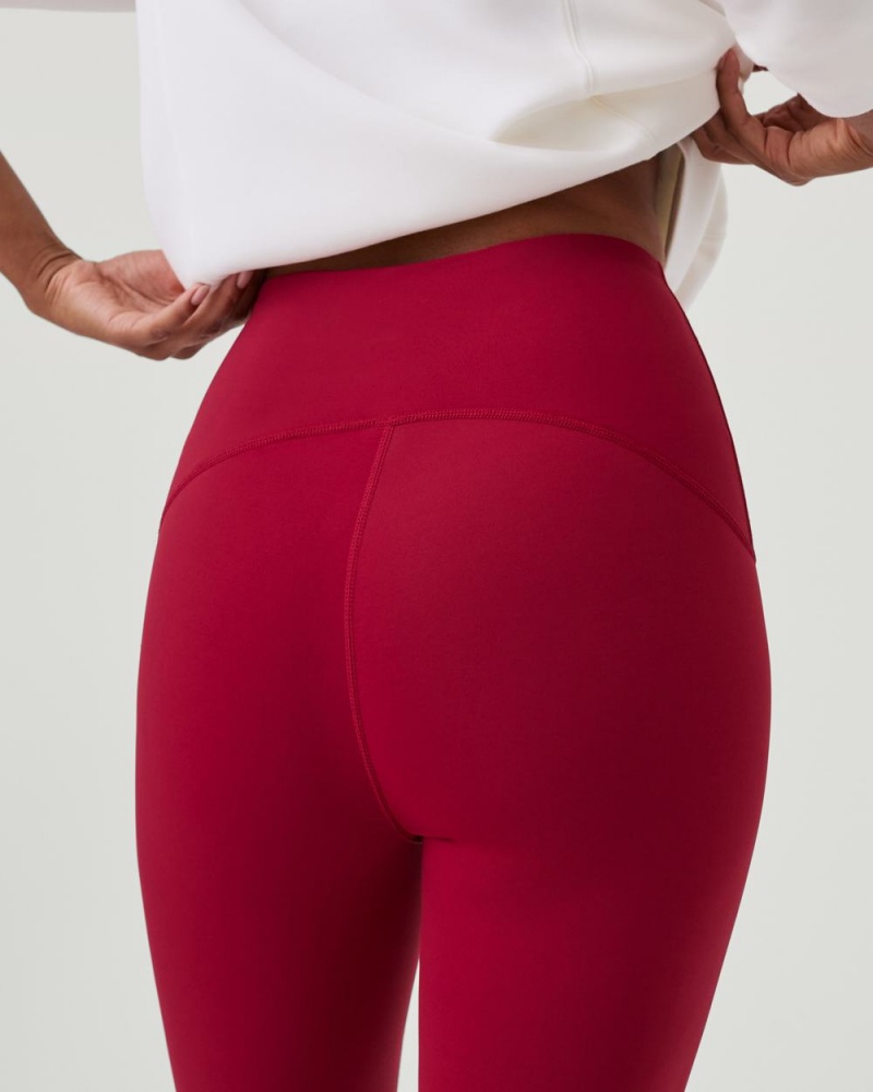 Spanx Booty Boost® Active 7/8 Leggings Red | 61793-QDRT