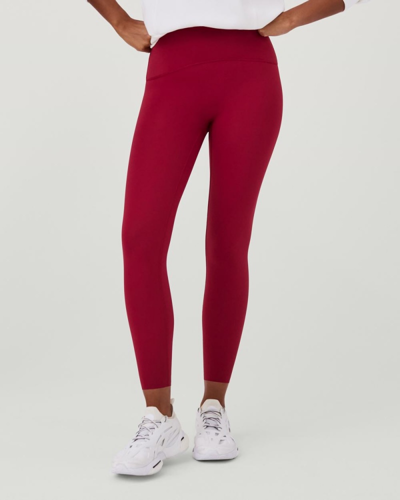 Spanx Booty Boost® Active 7/8 Leggings Red | 61793-QDRT