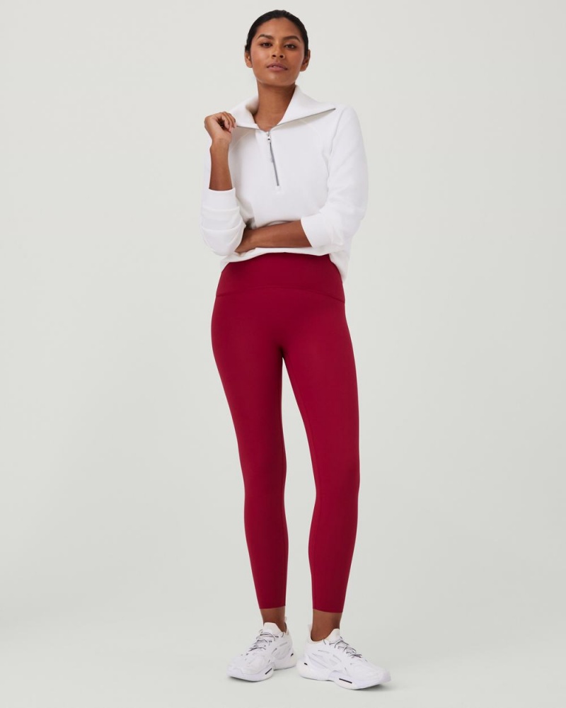 Spanx Booty Boost® Active 7/8 Leggings Red | 61793-QDRT