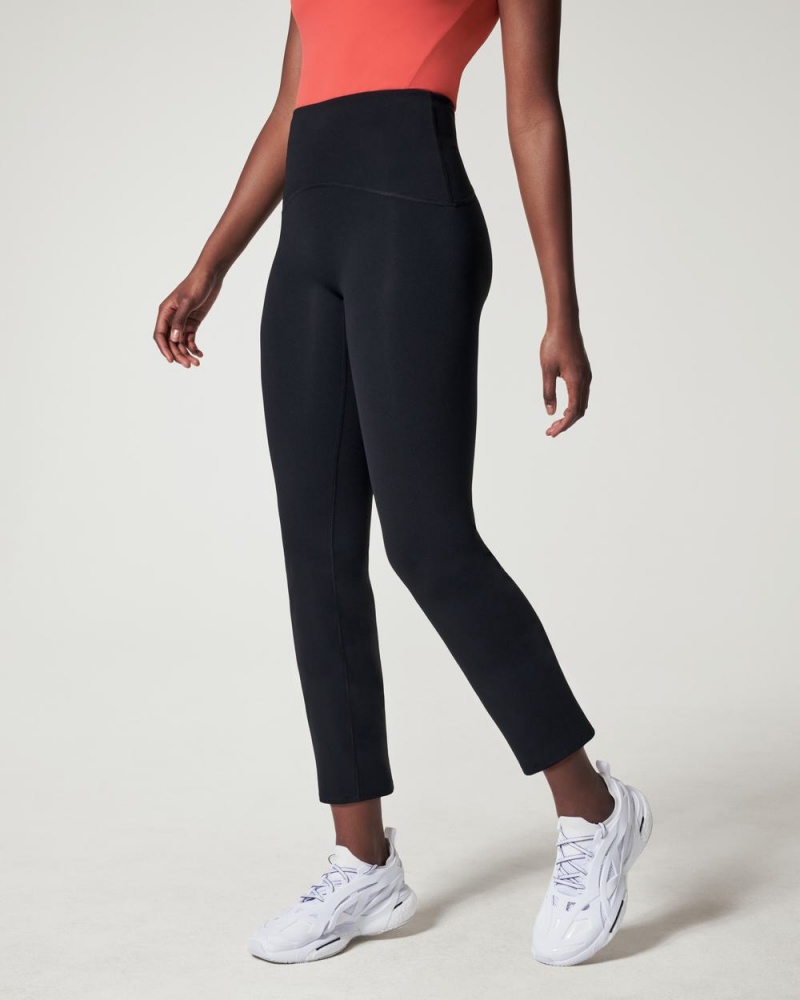 Spanx Booty Boost® Active Ankle Flare Pants Black | 47859-AQCF