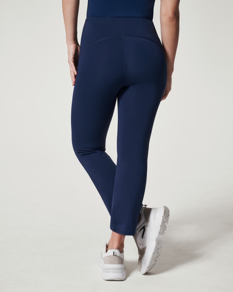 Spanx Booty Boost® Active Ankle Flare Pants Navy | 75923-OGJV