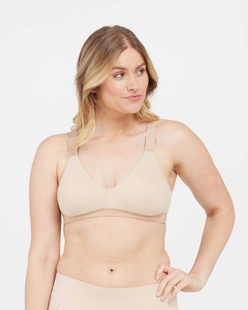 Spanx Bra-llelujah!® Lightly Lined Bras Beige | 46210-PKDQ