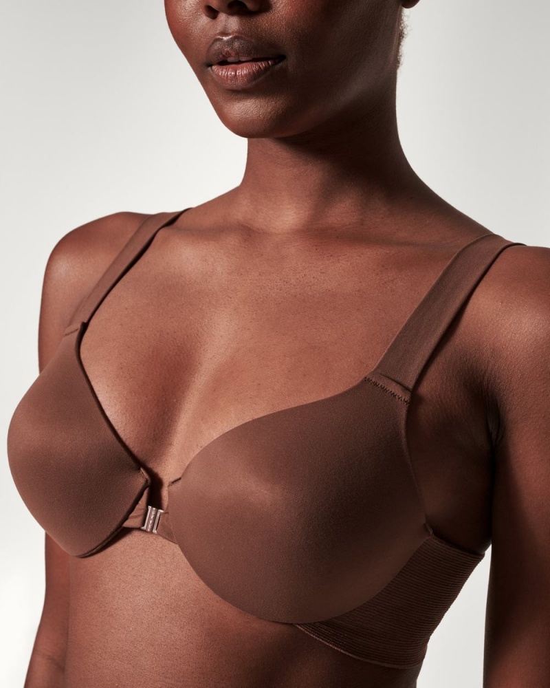 Spanx Bra-llelujah!® Lightly Lined Full Coverage Bras Brown | 45073-ZTSM