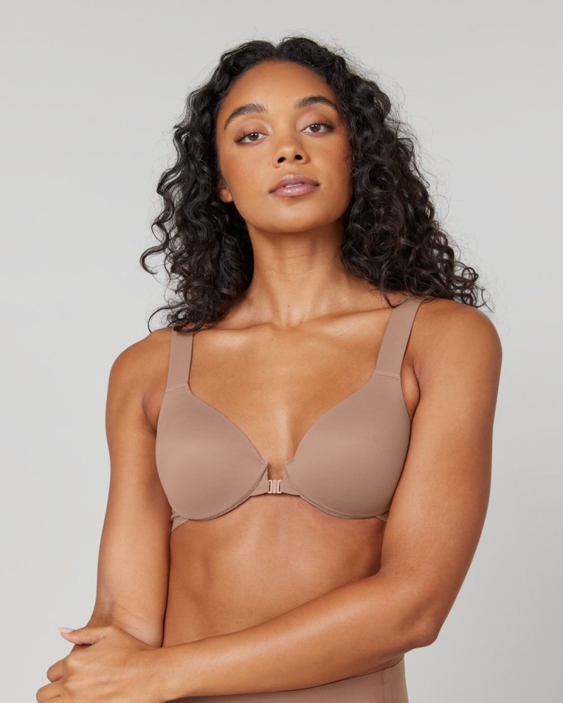 Spanx Bra-llelujah!® Lightly Lined Full Coverage Bras Cafe Au Lait | 35672-MVTS