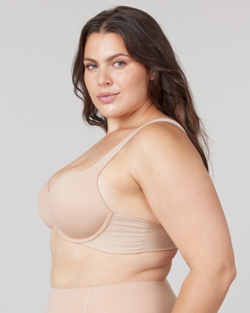 Spanx Bra-llelujah!® Lightly Lined Full Coverage Bras Beige | 78064-HDTY