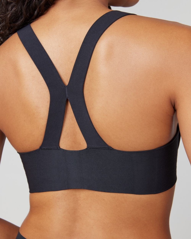 Spanx Bra-llelujah!® Lightly Lined Racerback Bras Black | 52387-UNLK