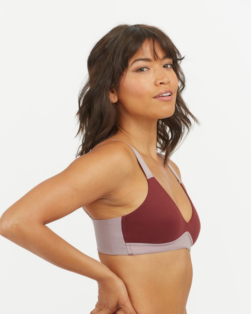 Spanx Bra-llelujah!® Unlined Bras Purple/Burgundy | 30274-STPJ