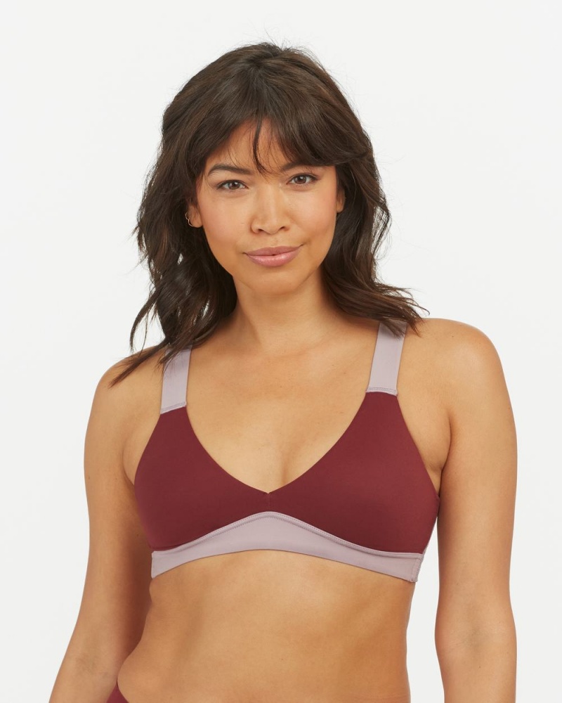 Spanx Bra-llelujah!® Unlined Bras Purple/Burgundy | 30274-STPJ