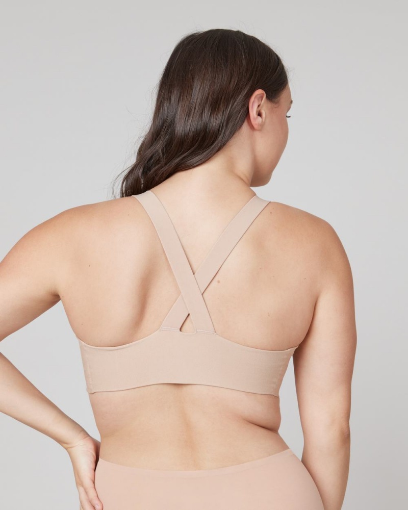 Spanx Bra-llelujah!® Unlined Racerback Bras Beige | 09534-LHCU