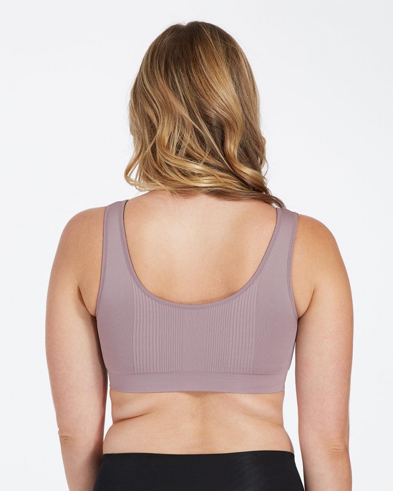 Spanx Breast of Both Worlds® Reversible Comfort Bras Black / Lavender | 98742-DUTC