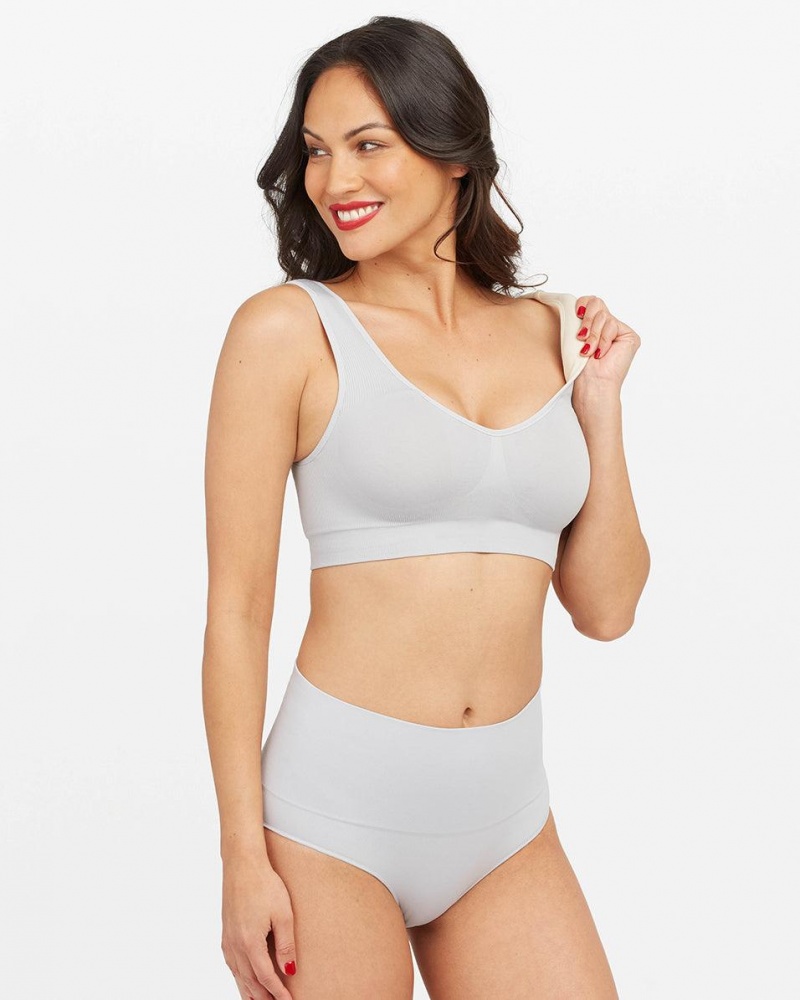 Spanx Breast of Both Worlds® Reversible Comfort Bras Light Beige | 19463-YCOQ