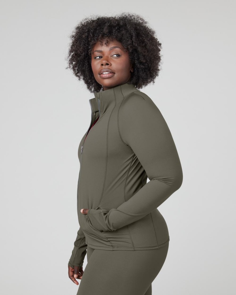 Spanx Contour Jackets Olive | 90524-NTSA