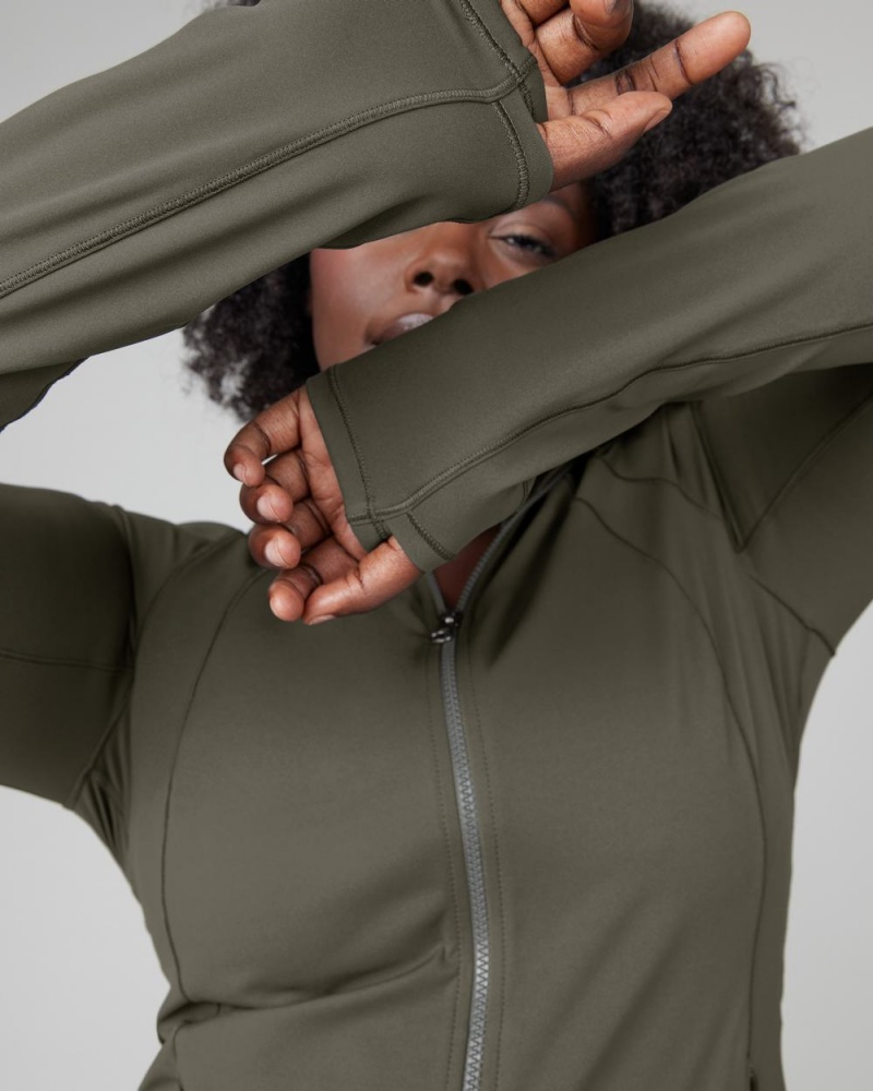 Spanx Contour Jackets Olive | 90524-NTSA