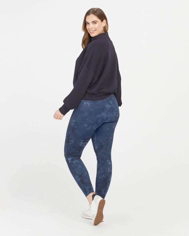 Spanx EcoCare Seamless Leggings Deep Blue | 49861-UDYE