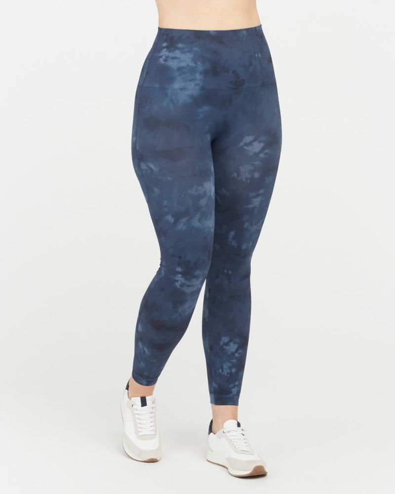 Spanx EcoCare Seamless Leggings Deep Blue | 49861-UDYE