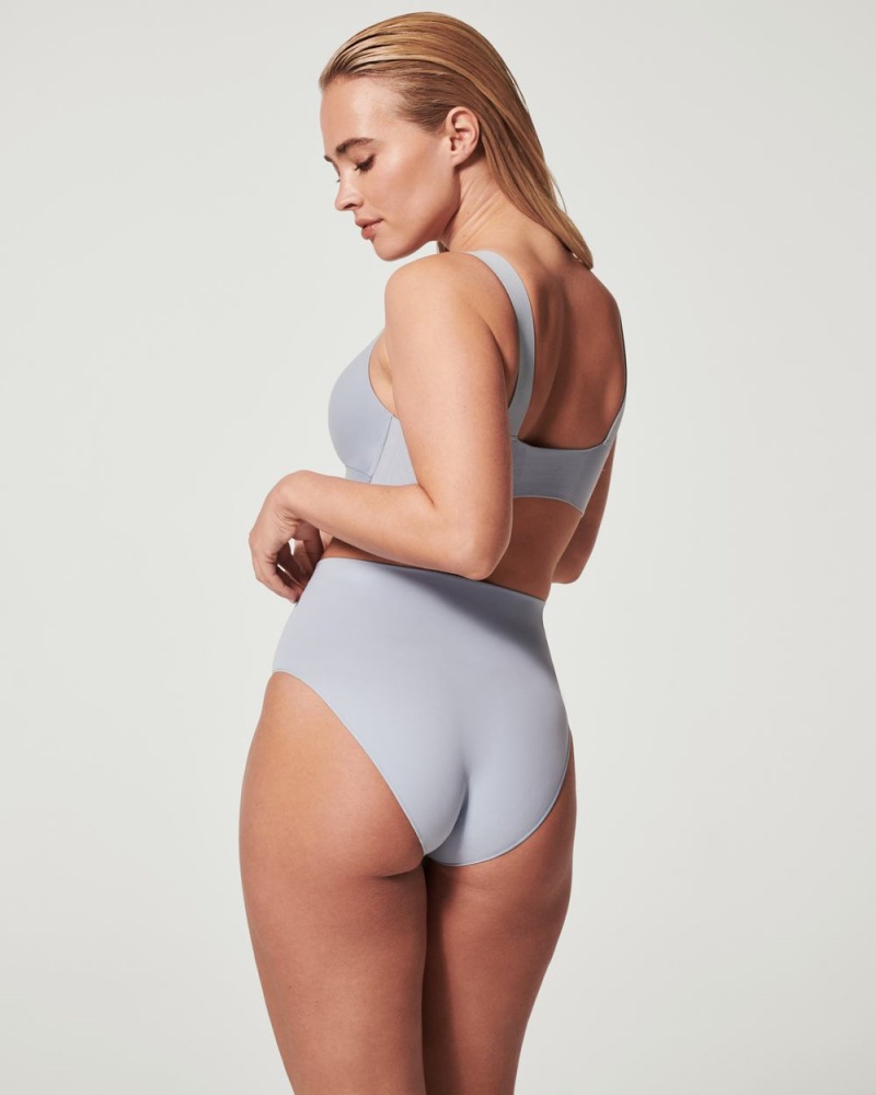 Spanx EcoCare Seamless Shaping Panties Blue | 23081-QLDI