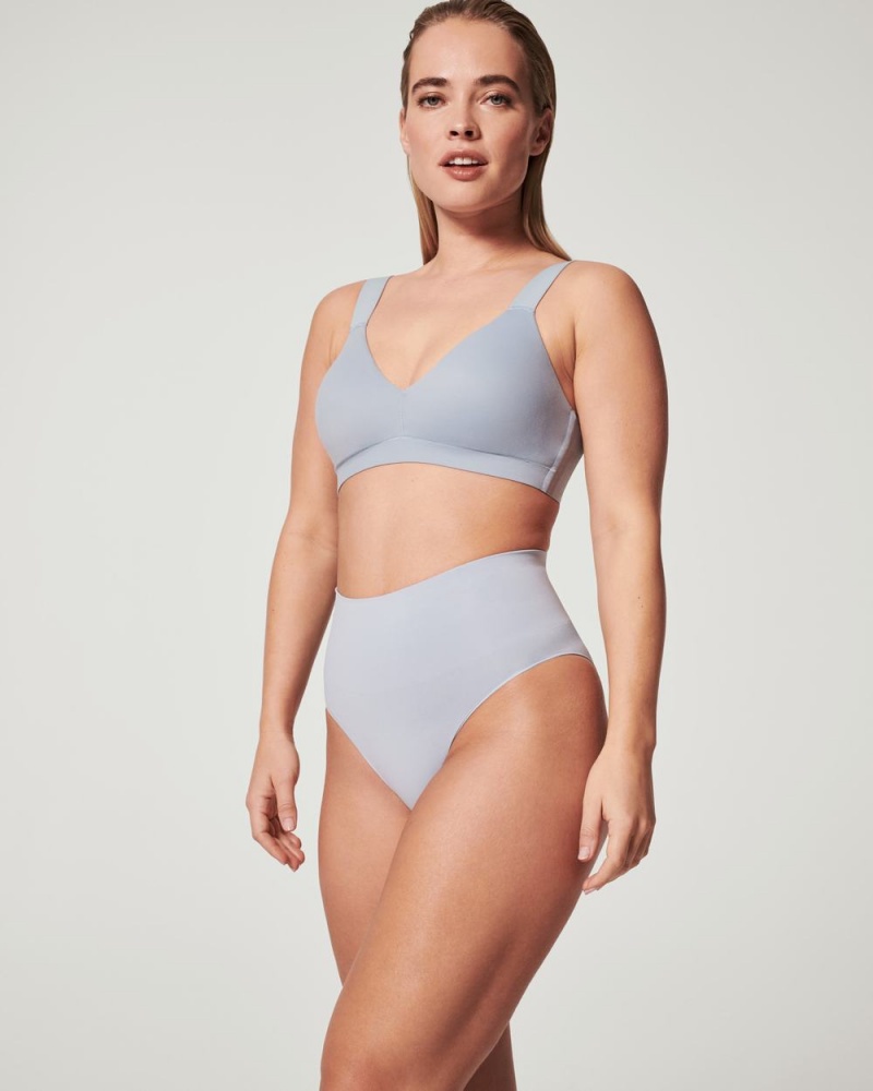 Spanx EcoCare Seamless Shaping Panties Blue | 23081-QLDI