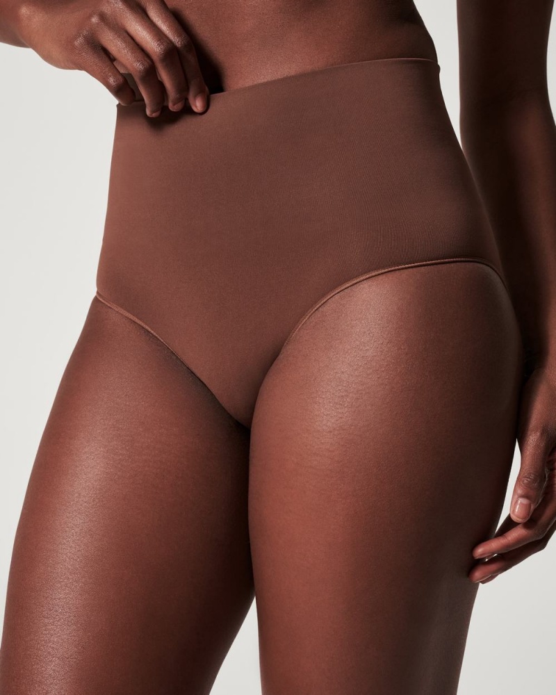 Spanx EcoCare Seamless Shaping Panties Brown | 06975-OCDQ