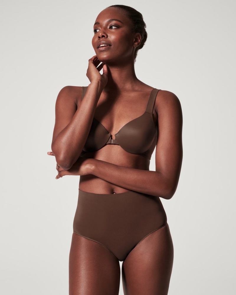 Spanx EcoCare Seamless Shaping Panties Brown | 06975-OCDQ