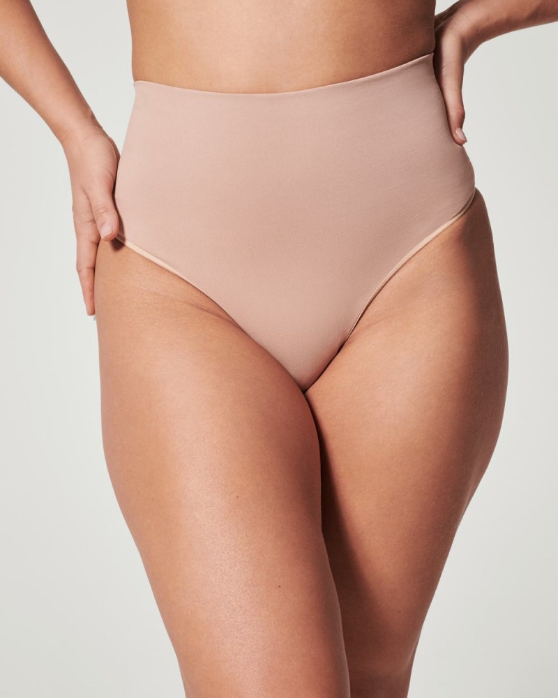 Spanx EcoCare Seamless Shaping Panties Beige | 14357-ZAJE