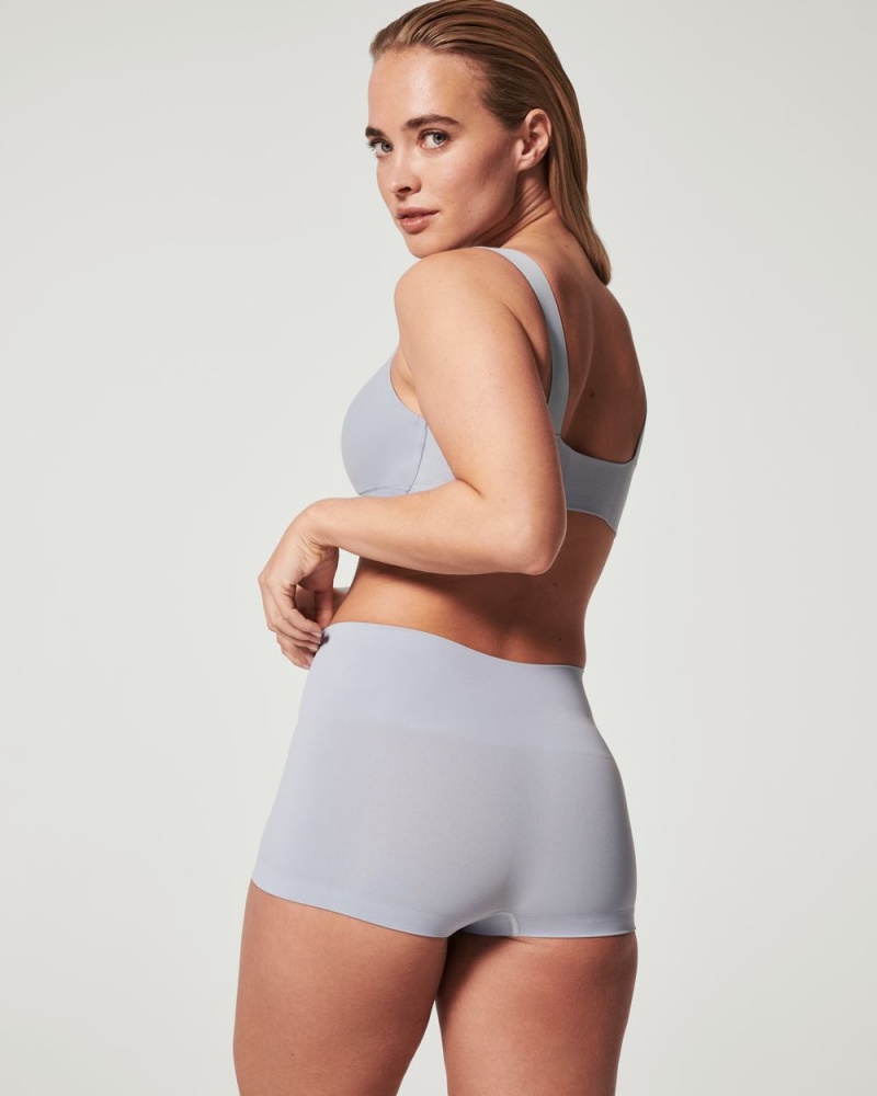 Spanx EcoCare Seamless Shaping Panties Blue | 41280-KHNG