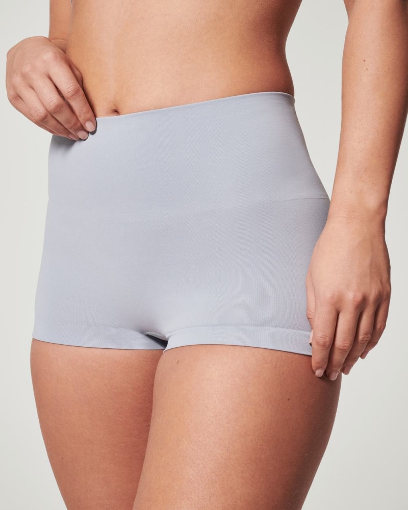 Spanx EcoCare Seamless Shaping Panties Blue | 41280-KHNG