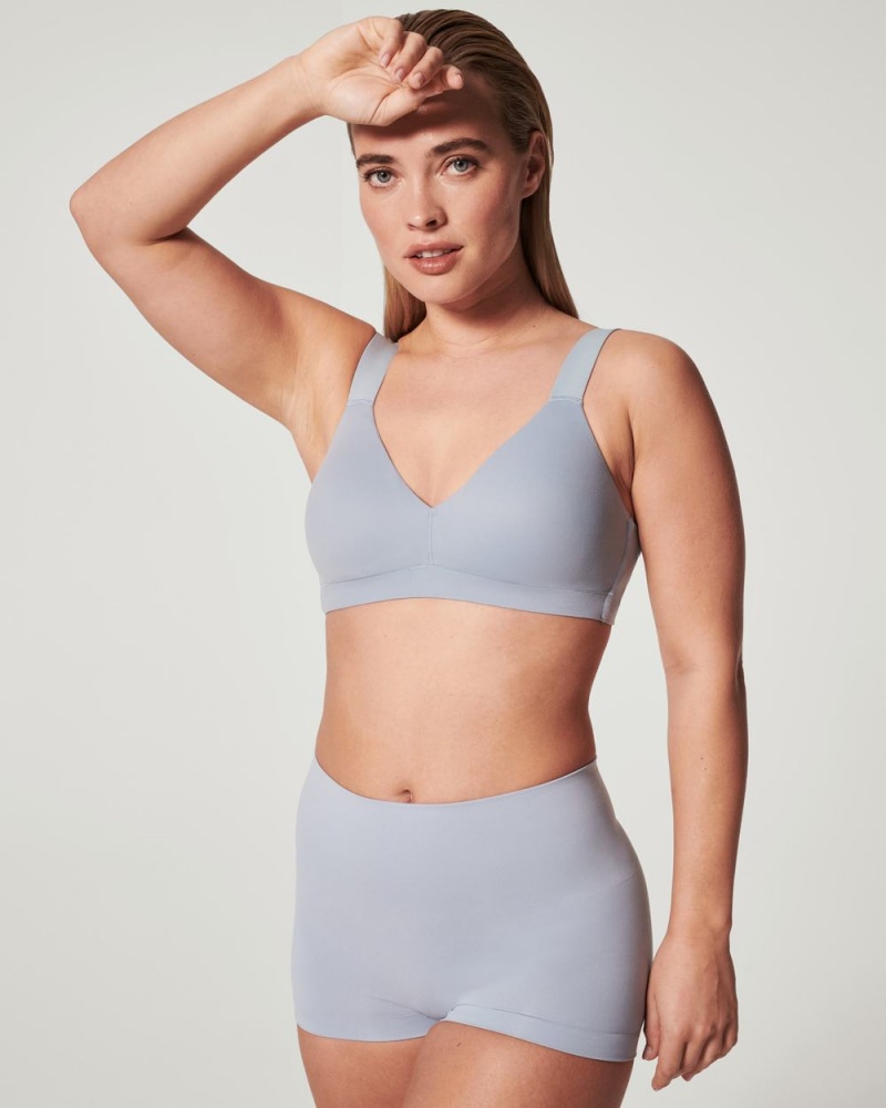 Spanx EcoCare Seamless Shaping Panties Blue | 41280-KHNG