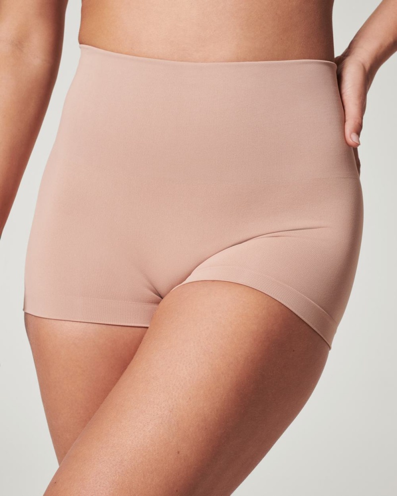 Spanx EcoCare Seamless Shaping Panties Beige | 93026-RVCK