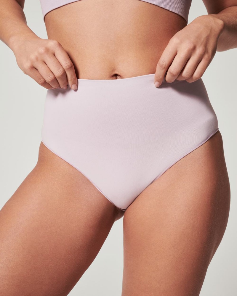 Spanx EcoCare Seamless Shaping Panties Light Purple | 23517-JDEH