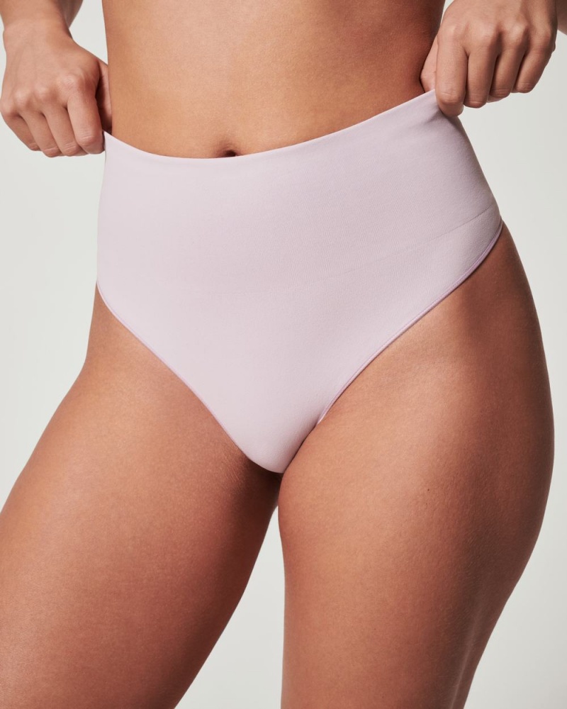 Spanx EcoCare Seamless Shaping Panties Light Purple | 72839-EPNJ