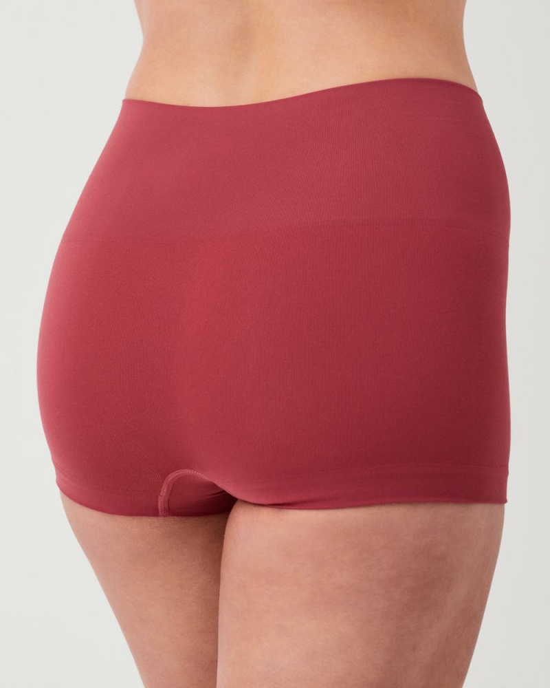 Spanx EcoCare Seamless Shaping Panties Rose | 27801-VWZF